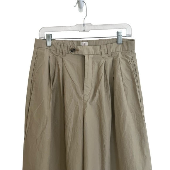 Gap × Doen DÔEN High Rise Khaki Trousers NWT Size 6 - Picture 4 of 10